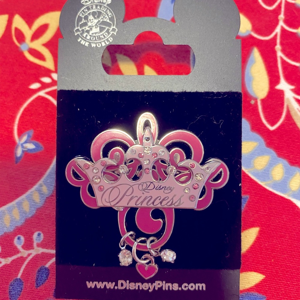Disney Princess crown pin with jewels